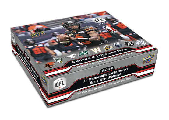 2024 - UPPER DECK - CFL FOOTBALL HOBBY BOX