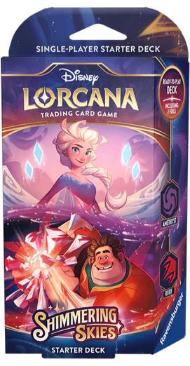 DISNEY LORCANA - SHIMMERING SKIES - STARTER DECK