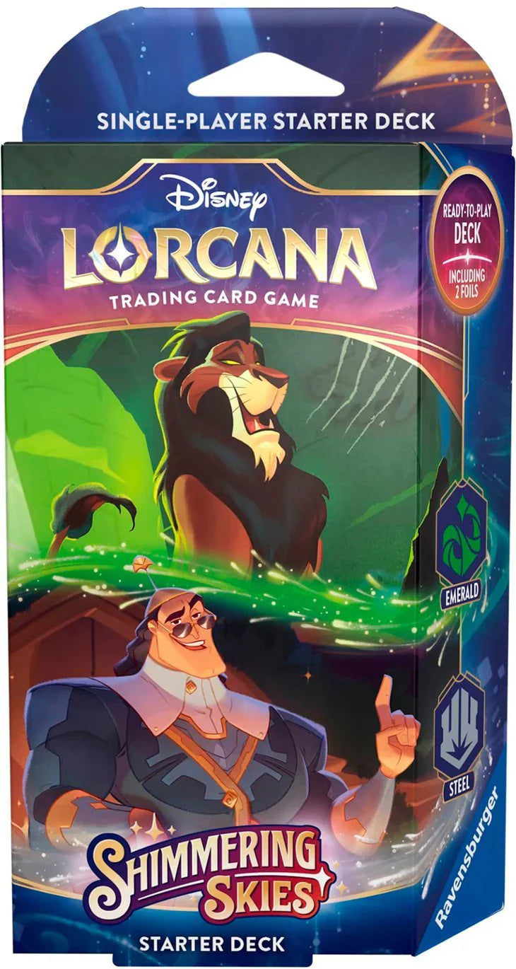 DISNEY LORCANA - SHIMMERING SKIES - STARTER DECK