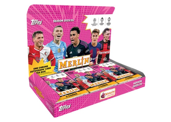 2024 - TOPPS - UEFA MERLIN SOCCER HOBBY BOX