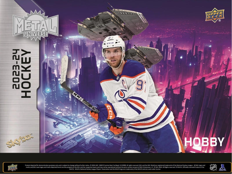 2023-24 - UPPER DECK - SKYBOX METAL UNIVERSE HOCKEY HOBBY BOX (CONTACT FOR PRICE & AVAILABILITY)