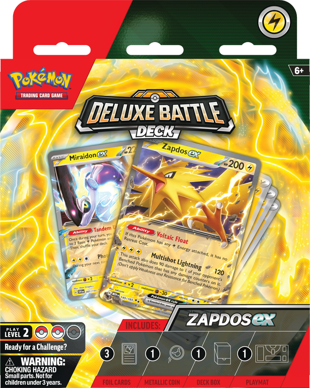 POKEMON - BATTLE DECKS - NINETAILS EX / ZAPDOS EX