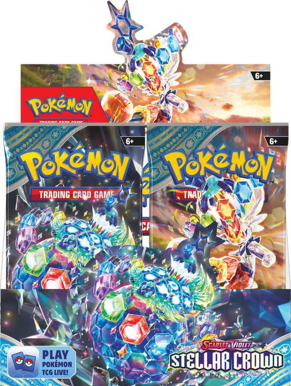 POKEMON - STELLAR CROWN - BOOSTER BOX (36 PACKS)