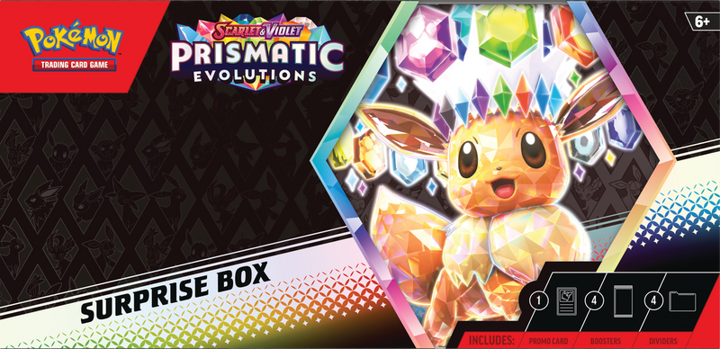 POKEMON - PRISMATIC EVOLUTION - SURPRISE BOX (FEBRUARY 7, 2025)