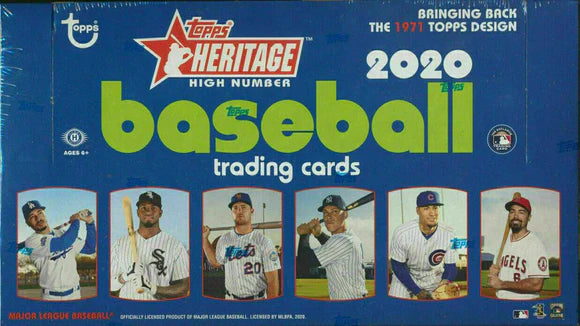 2020 - TOPPS - HERITAGE HIGH NUMBER BASEBALL HOBBY BOX