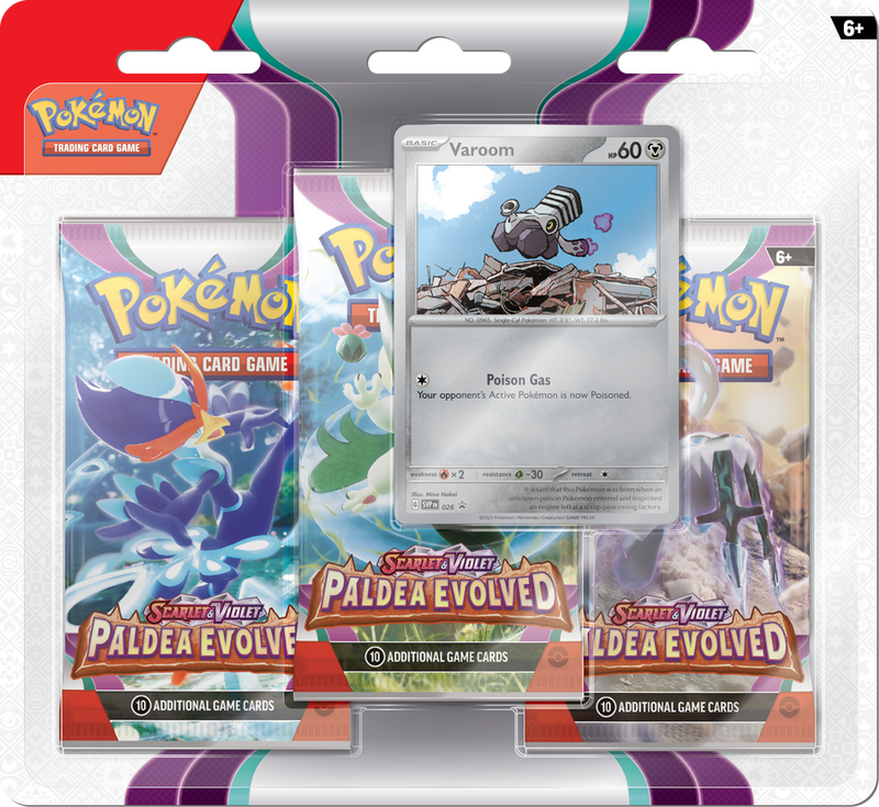 POKEMON - PALDEA EVOLVED - 3 PACK BLISTER