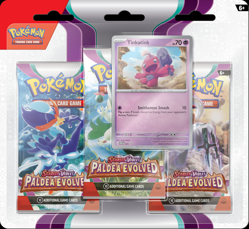 POKEMON - PALDEA EVOLVED - 3 PACK BLISTER